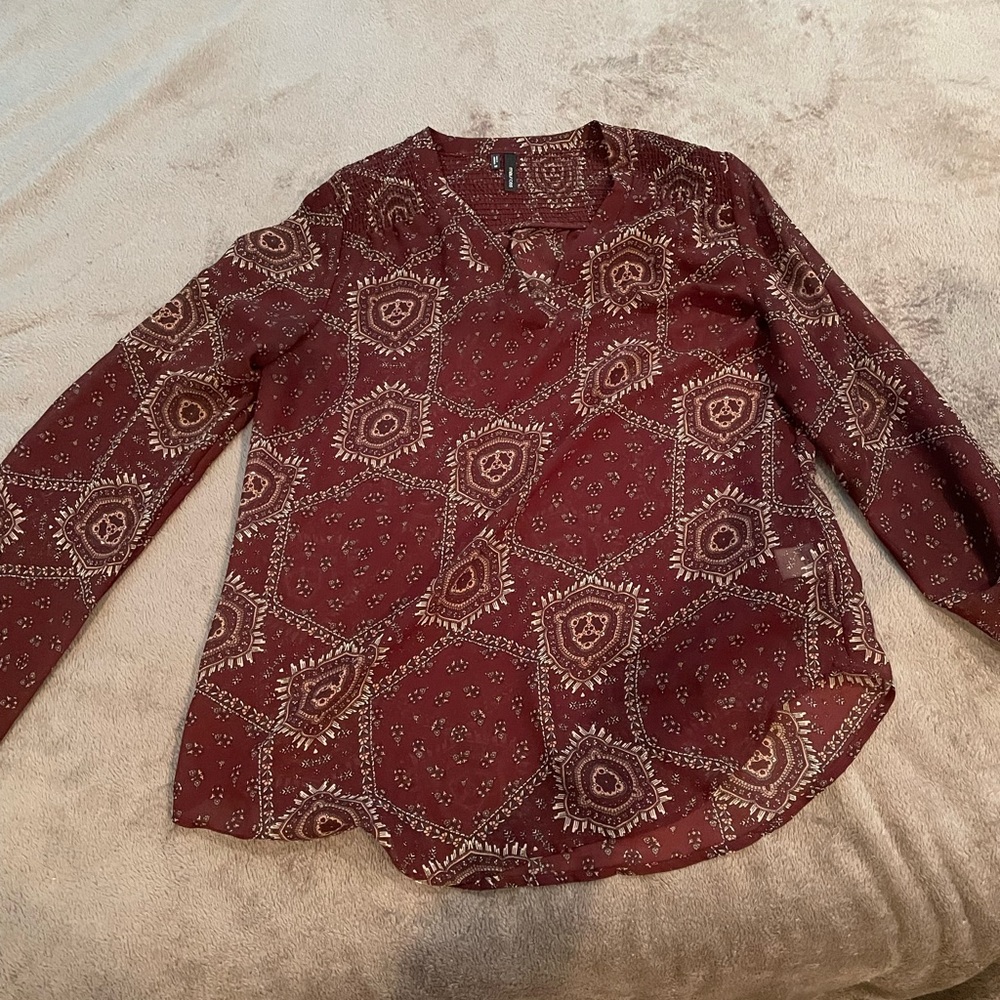 Maurice’s long sleeve medium blouse
